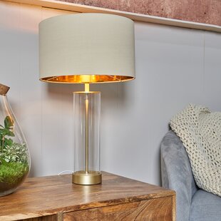 Brushed clearance gold lamp